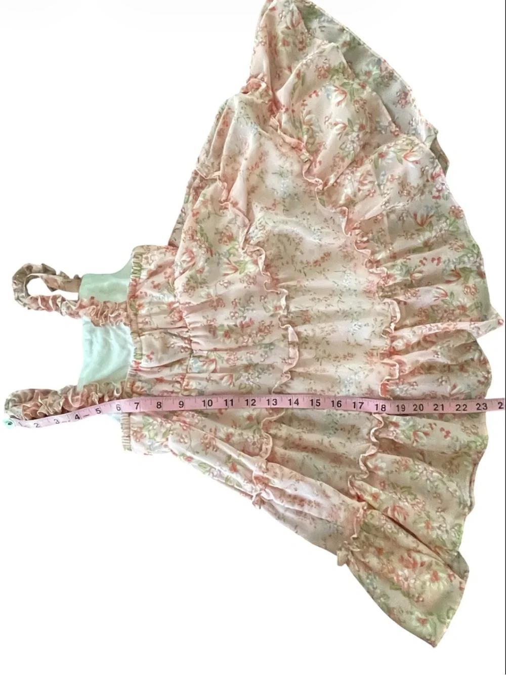 Jona Michelle Toddler Pink Floral Tiered A-Line Dress
